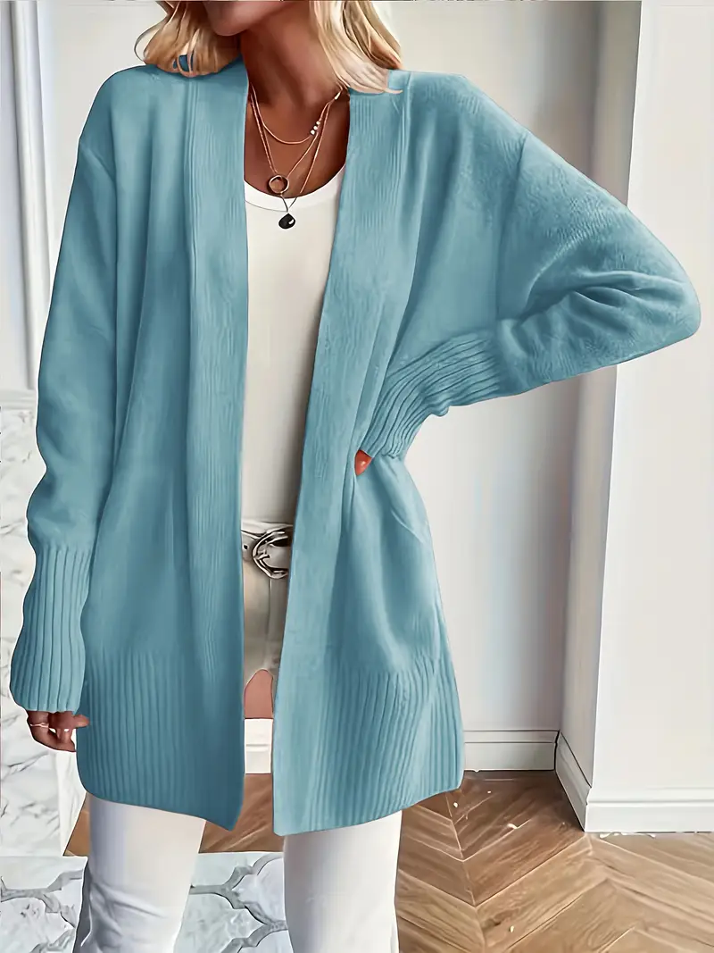 Cozy Open Front Cardigan