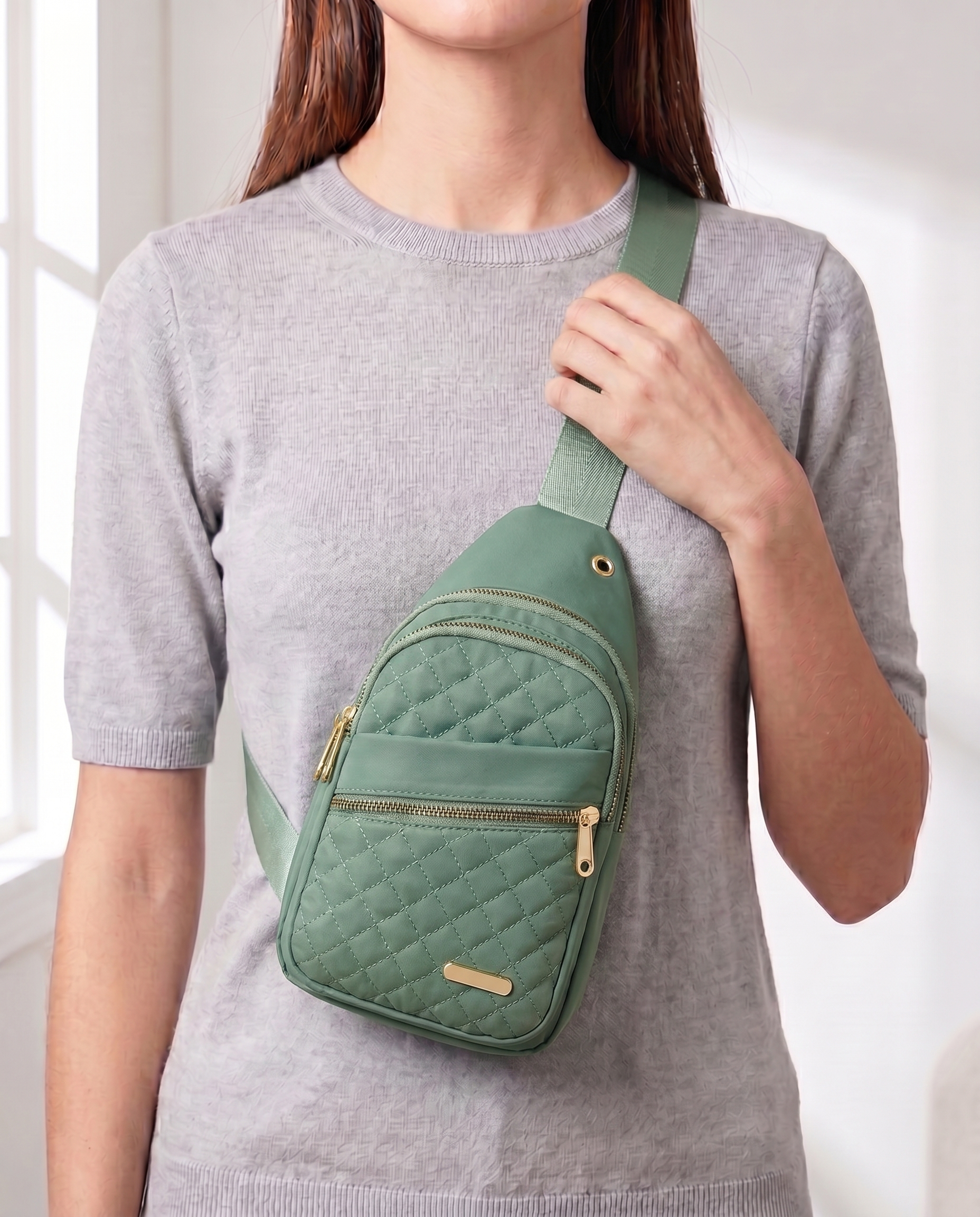 Crossbody Sling Bag – Lightweight & Stylish